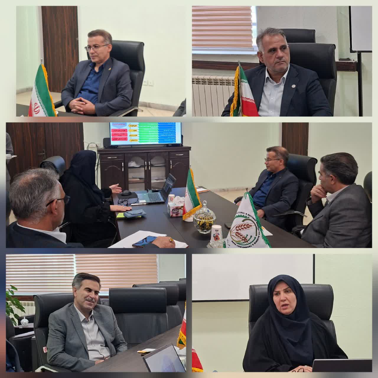 نشست مشترک پارک ملی علم و فناوری کشاورزی و منابع طبیعی با مؤسسه تحقیقات اصلاح و تهیه نهال و بذر